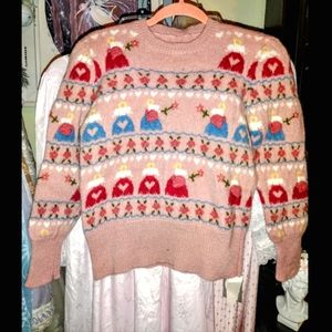 ♥️ Vintage adorable pink sweater